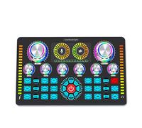 iFutniew Live Sound Card Bluetooth Microphone Mixer Voice Changer Live Streaming Sound Mixer Karaoke Home