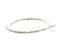 iFutniew Lots of 10Pcs 160cm White Pearl Celluloid Strips Guitar Binding Purfling Edging 5mm