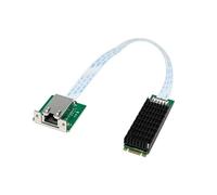 iFutniew M.2 B+M Single-Port 10GbE Network Card RJ45 Ethernet Network Adapter AQC107 Industrial Control Grade Server Network Easy Install Easy to Use