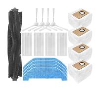 iFutniew Main Brush Side Brush Filter and Mop Cloth Replacement Parts Kits for Q11 Intelligent Robot Vacuum Cleaner