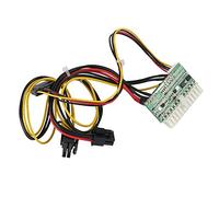 iFutniew PCI-E 6PIN Male Output DC 12V 300W DC-ATX-300W 24Pin PICO ATX Switch PSU Power Supply Module for BTC Mining
