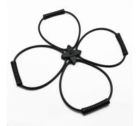 iFutniew Pilates Reformer Resistance Band Kit Home Fitness Equipment for Total Body Workout - Helps Target Muscles, Tone(Black)