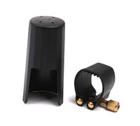 iFutniew Plastic clarinets Nozzle cap with PU ligature Black