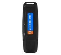 iFutniew Portable Rechargeable U-Disk USB Digital Audio Voice Recorder Mini Dictaphone Activated Recorder -Black