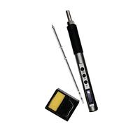 iFutniew PTS100 T12 5-20V PD65W Portable Electric Soldering Iron Metal Body Temperature Adjustable Solder Welding Station,T12-I