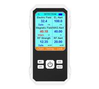 iFutniew Radio Frequency Detect Meter 3In1 EMF Meter Electric Field Magnetic Field RF Meter White