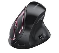 iFutniew Rechargeable USB Wireless Mouse Ergonomics Mouse Fit for PC Tablet Laptop Notebok-B