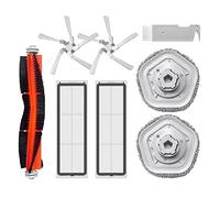 iFutniew Replacement for Bot W10 W10 Pro Self-Cleaning Robot Vacuum and Mop Main Side Brush Hepa Filter Mop Pads
