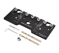 iFutniew Shelf Pin Jig Drill Guide for Straight Holes Shelf Pin Drilling Jig Cabinet Hardware Woodworking Tools Easy to Use