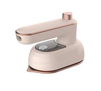 iFutniew Steam Iron for Clothes,Travel Mini Iron 360°Rotatable Portable Handheld Steam Iron for Home Traveling Pink UK Plug