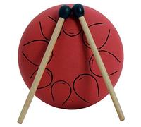 iFutniew Steel Tongue Drum 8 Notes 5 Inches Chakra Tank Drum Steel Percussion Storage Bag and Mallets