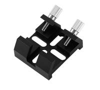 iFutniew Telescope Finderscope Mount Dovetail Slot Plate Groove Finderscope Bracket Astronomical Telescope Replacement,Black