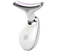 iFutniew Thermal Neck Lifting and Tighten Massager Plastic Beauty Device Electric Microcurrent Wrinkle Remover LED Photon Face Beauty Device for Woman