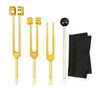 iFutniew Tuning Fork Set (128Hz, 256Hz, 512Hz) Tuning Forks for Healing Chakra for Healing, Sound Therapy, Reliever Stress