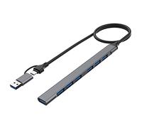 iFutniew USB 2.0/USB 3.0 HUB Docking Adapter Accessories 5Gbps High Speed Transmission Multi-Port USB Splitter Expander for PC Computer