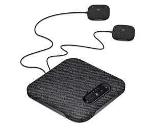 iFutniew USB Wireless Video Conference Speakerphone Built-in 4 Microphones Hi-Fi Speaker 2 Extension Mic 360° Voice Pickup Noise Easy to Use