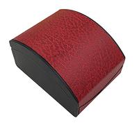 iFutniew Watch Packaging Box Arched Bow Watch Box Plastic Watch Box Spring Watch Box Red