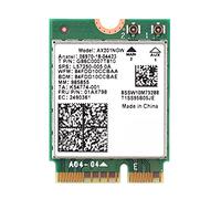 iFutniew WiFi 6 AX201 AX201NGW Network Card Bluetooth 5.0 Dual Band 2.4G/5G Wireless NGFF Button Wifi Network Card AX201NGW 2.4Ghz / 5Ghz 802.11Ac/ Ax