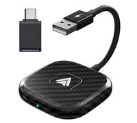 iFutniew Wired to Wireless Android Auto Dongle, Wireless Android Auto Adapter, Plug Play 5G BT USB Car AI Box Easy to Use