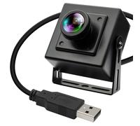 IFWATER 120fps USB Camera 12Megapixel High Speed Starlight Lightburn Low Illumination Slow Motion 4K Webcam with 185Degree Fisheye Wide Angle Lens Plug and Play for Inspection Microscope 3D Printer