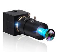 IFWATER 4K USB Camera 5-50mm 10X Optical Zoom Manual Lens 2160P 30fps High Resolution Variable Focus Webcam with Good Zoom In and Out for Any Kinds of Close-Up Capturing