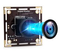 IFWATER 60fps Global Shutter USB Camera Module with 170° Fisheye Lens,High Speed 720P Aptina AR0144 Camera for Industrial Applications with Jetson Nano,Laptop,Raspberry Pi
