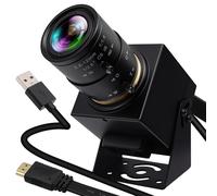 IFWATER HDMI USB Camera 4K Webcam Simultaneous Output Video Conference Camera 4X Optical Zoom Lens Close up USB Computer Web Camers Plug and Play for Live Streaming Education Medical Teaching