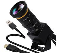 IFWATER HDMI USB Webcam 4K Camera Simultaneous Output Video Conference 10X Optical Zoom Lens Close up Computer Web Cam for Webcast Industrial Inspection Education Training Camera