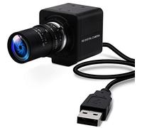 IFWATER USB Camera 8MP 10X Optical Zoom Webcam 5-50mm Varifocal Lens, USB Webcam With CMOS IMX179 Image Sensor Video Conference Close-up Web Cameras Plug and Play For Windows Linux Raspberry Pi Camera