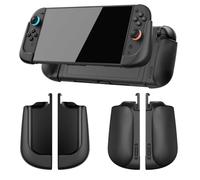 IFYOO NexGrip Ergonomic Grip Set for Nintendo Switch 2 Joycons, Grip Case Compatible with Joy Con 2 Controller, Compatible with Switch 2 Joycon, Switch 2 Accessories - Black