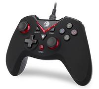 IFYOO-V108-Red V-one Wired USB Gaming Controller Gamepad Joystick for PC (Windows XP/7/8/10) & Steam & Android & PS3 - [Red]