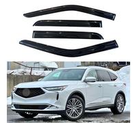 IG Window Visor for Acura MDX 2014-2021, Rain Guard Tape-On Extra Durable Sun Wind Side Vent Window Deflector Mugen Style, 2014 2015 2016 2017 2018 2019 2020 2021