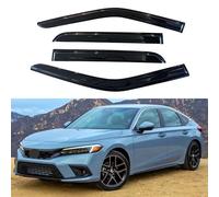 IG Window Visor for Honda Civic Hatchback 2022-2024, Rain Guard Tape-On Extra Durable Sun Wind Side Vent Window Deflector Mugen Style, 2022 2023 2024 (Hatchback Only)