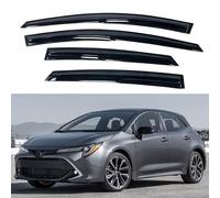 IG Window Visor for Toyota Corolla Hatchback 2019-2024, Rain Guard Tape-On Durable Sun Wind Side Vent Window Deflector Mugen Style, 2019 2020 2021 2022 2023 2024 (Hatchback Only)