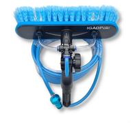 Igad 10"(25Cm) Soft Bristle Window Wash Brush With Water Fed Hose Kit, 8M Long Light Hose (No Pole Included)