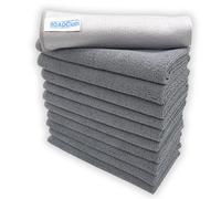 IGAD IGADCloth 10 Grey Microfibre Cleaning Cloths + 1 free glass cloth, 40x40cm, Durable Cleaning Cloths for a Pristine Clean, Ideal Microfiber Cloth for all Surfaces