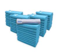 IGAD IGADCloth 50 Blue Microfibre Cleaning Cloths 40x40cm + 1 free glass cloth, Durable Cleaning Cloths for a Pristine Clean, Ideal Microfiber Cloth for all Surfaces