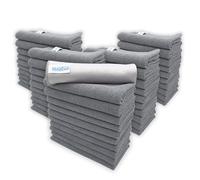 IGAD IGADCloth 50 Grey Microfibre Cleaning Cloths 40x40cm + 1 free glass cloth, Durable Cleaning Cloths for a Pristine Clean, Ideal Microfiber Cloth for all Surfaces