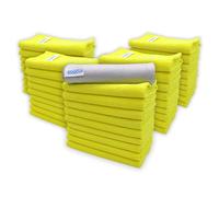 IGAD IGADCloth 50 Yellow Microfibre Cleaning Cloths 40x40cm + 1 free glass cloth, Durable Cleaning Cloths for a Pristine Clean, Ideal Microfiber Cloth for all Surfaces