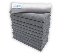 Igadcloth Set Of 10 Microfiber Cloths 40X40Cm Grey