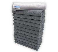 Igadcloth Set Of 12 Microfiber Cloths 40X40Cm, 350Gsm Grey