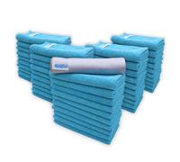 Igadcloth Set Of 50 Microfiber Cloths 40X40Cm Blue