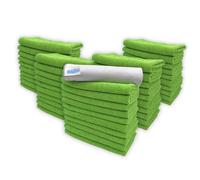 Igadcloth Set Of 50 Microfiber Cloths 40X40Cm Green
