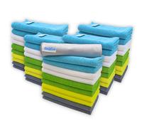 Igadcloth Set Of 50 Microfiber Cloths 40X40Cm Multiple Colors