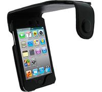 iGadgitz Black Leather Case Cover for Apple iPod Touch 4th Generation 8gb, 32gb & 64gb & Screen protector