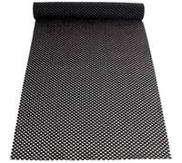 iGadgitz Home U6926 - Multiuse Non Slip Mat Anti Slip Mat Grip (110 x 30cm) for Drawers, Kitchen Shelves, Workshop, Office, etc. - Black