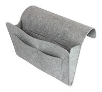 igadgitz Home U7218 Bedside Organiser - Sofa & Bed Storage Pocket - Grey