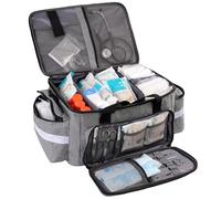 igadgitz home U7303 Large Empty Medical Bag, First Aid Nurse, Nurses Organiser with Adjustable Shoulder Strap - Equipment & Supplies Organiser