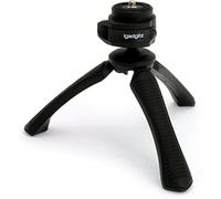 iGadgitz U4857 (PT310) Mini Lightweight Table Top Stand Tripod and Grip Stabilizer Compatible with Canon EOS D Series SLR DSLR Series Cameras - Black
