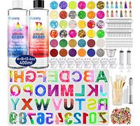 IGaiety Resin Kit for Beginners with Backward Alphabet Mold